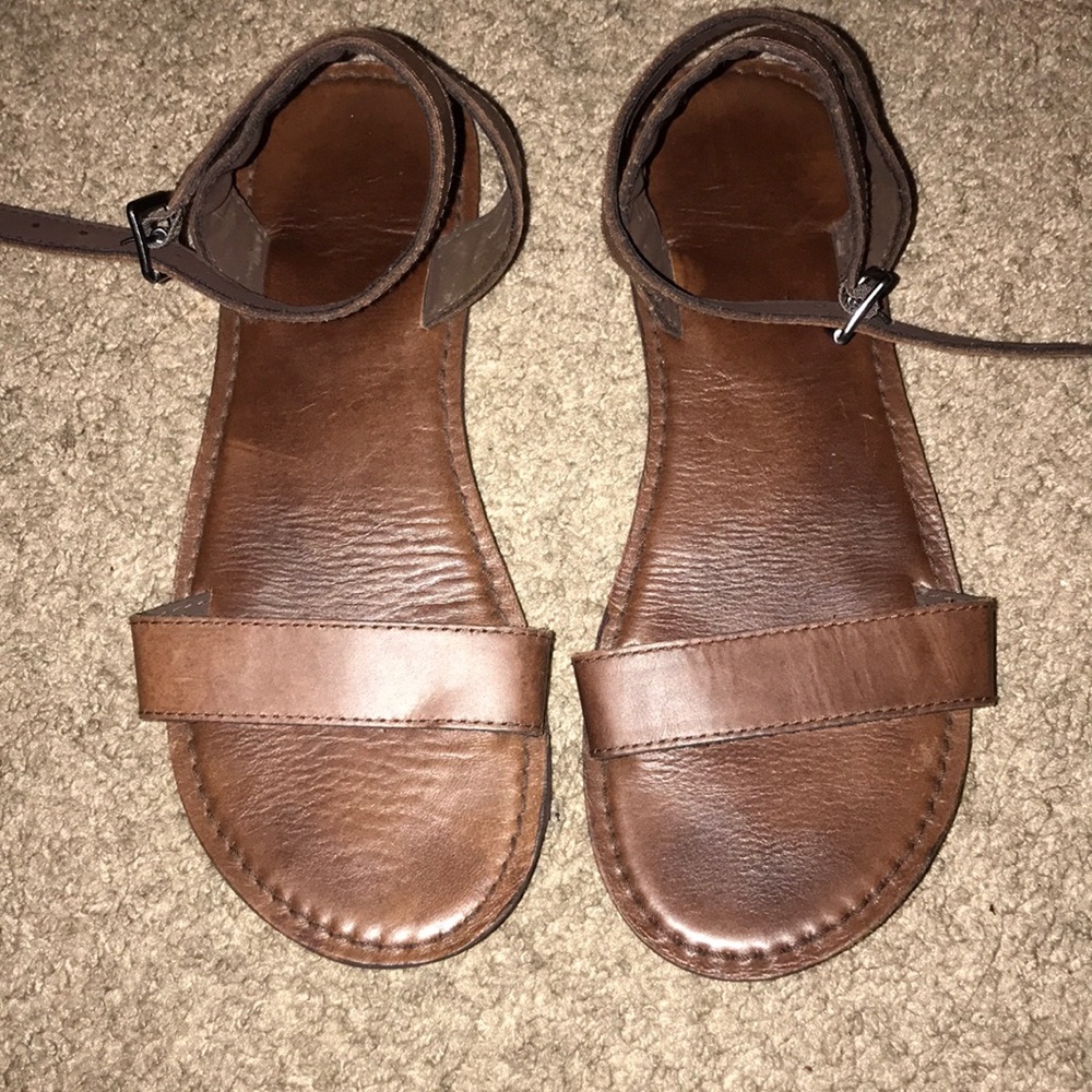 Abercrombie and Fitch ankle strap sandals